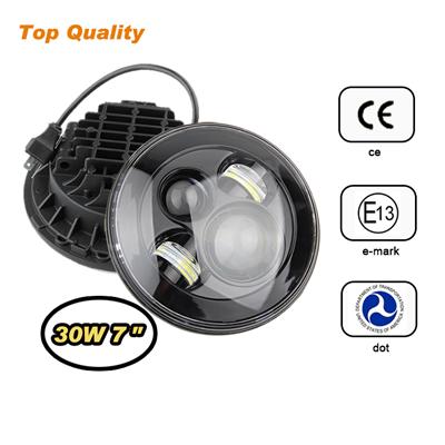 US stock!!! Hot 7 motorcycle daymaker headlight with C.REE led chip DOT approced with 12 months for Harley