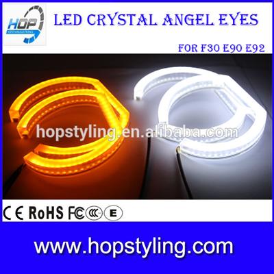 China alibaba LED auto lamp for F30 F35 Crystal angel eyes 120*128mm LED car headlight