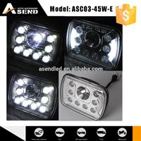 new style 45w led lamp auto parts for Jeep led headlight with angle eye work light