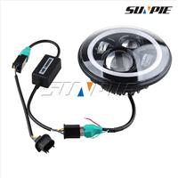 Factory wholesale price Jeep Wrangler 7" led headlight, motorcycle led lighting ,led head light
