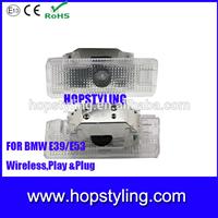 2015 best selling For BMW logo car door courtesy welcome light for E39 E53 E52 Car logo Laser projector light