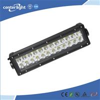 72W White and Amber Flood Beam led driving light bar for car