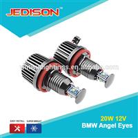 20W Canbus Halo Ring Marker H8 led angel eye bulbs case for bmw e90 1 3 5 X Series