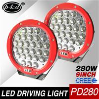 2016 New product 22500lm 9 inch round 280w cre e led driving light for truck