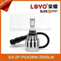 60W Super White Car LED Head Light Bulbs 12v W5W LED Sidelight PSX26W