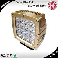 Best seller IP69K SUV Truck ATV unique 80w 4x4 accessorices led work light