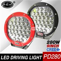 2016 automobile parts accessories 22500lm 9 inch 280w cre e led driving light