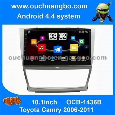 Ouchuangbo Car GPS Navigation Radio For 10.1 Inch Android 4.4 Toyota Camry 2006-2011 With BT Resolution 1024*600