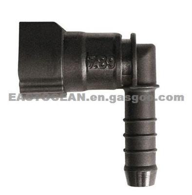 Fuel Line Quick Connector Of 7.89 Straight To Rubber Hose ID 7.3mm