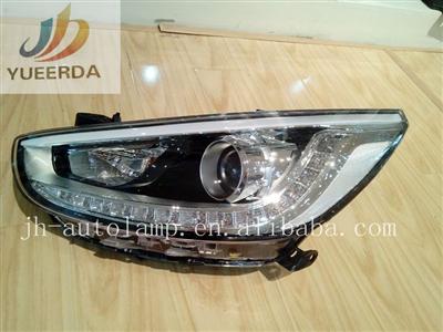 Accent 2013 2014 Led head lights & led head lamp car accessories accent 13'14