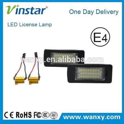 High quality led license plate for golf Jetta led number light for Passat