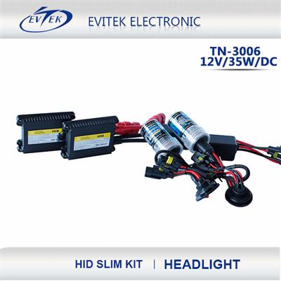 Bravo! EVITEK 2016 hot-sale 35W 12V AC Slim hid xenon kit