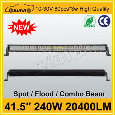 High brightness Brand chip 240W 20400LM led light bar 40"