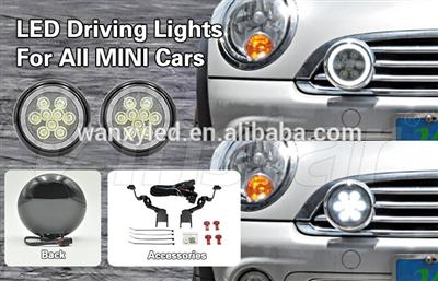 OEM Style LED Rally Driving Lights / Halo Ring LED Daytime Running Lamp Assembly For MINI Cooper R55 R56 R57 R58 R60 R61