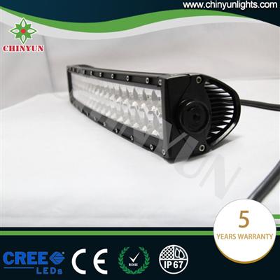 Cheap price and good quality 21.5inch curved led light bar 120w hanma jgl led off road light bar