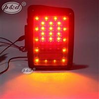 IP68 waterproof 32pcs 0.5w/pc cre e 16w Jeep wrangler jk led tail light