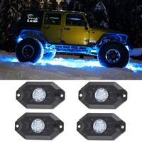 High quality pick up light mini 2 inch 9w 4wd led rock lights for 4x4 truck