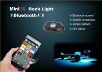 CE IP68 certificate marine light 2 inch 9w multi color undercar led rock light for boat