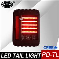 Factory supply led tail light for jeep wrangler jk tj with reverse brake running fuction