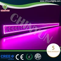 Cheap color change offroad led light bar RGB color morphing halo lights