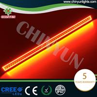 Hight performance 50 inch light bars for trucks with RGB color changing led halo