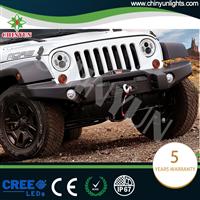 Jeep accesories 7 inch 40w cree led headlight with color changing angle eyes