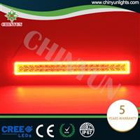 Latest 21.5 inch light bar with RGB color changing halo ring