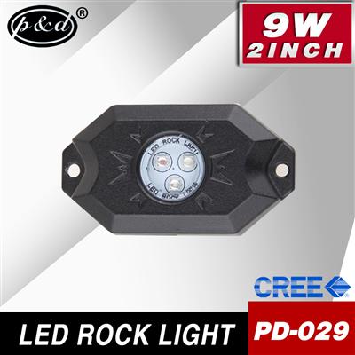 2016 new products 5 colors multifuction 2 inch 9w cre e led rock light