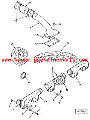 Cummins3002138 Cover, Turbo Casing NTA855
