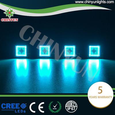 White Red Green Blue color changing angel eyes led cube light