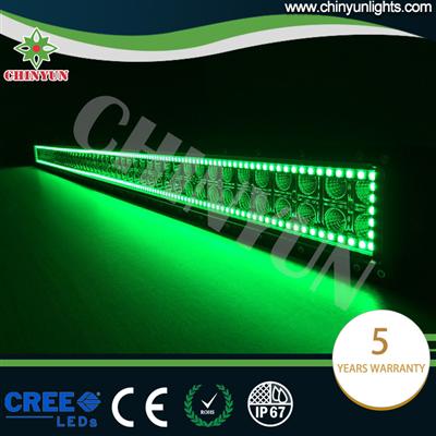 Wholesale straight 288w offroad 4x4 green led light bar