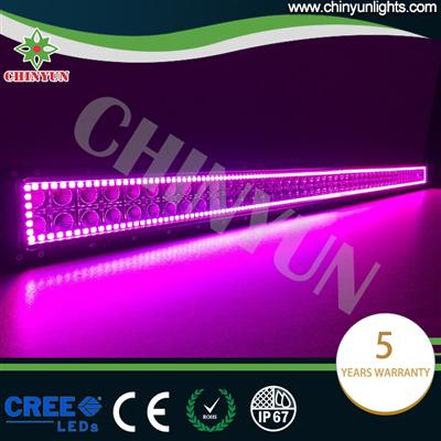 Cheap color change offroad led light bar RGB color morphing halo lights