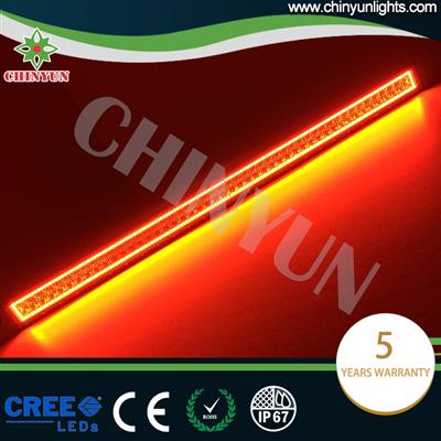 Hight performance 50 inch light bars for trucks with RGB color changing led halo