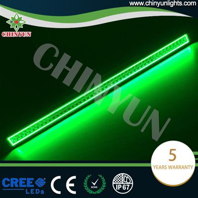 Hot DC12V 50inch offroad dual row color changing halo light bar