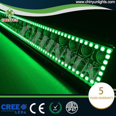 50inch remote control LED multi color halo off road light bar for trucks