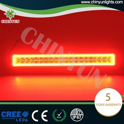 Latest 21.5 inch light bar with RGB color changing halo ring