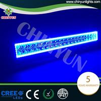 Waterproof 120w led lights bar with RGB colored angel eye