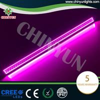 50 inch 288w remote control RGB color changing angel eye offroad led bar light