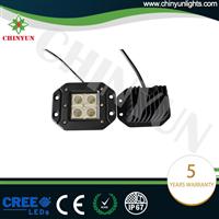 Flush Mount 16W C REE Spot 4.7" LED Work Light Truck Jeep OffRoad 4x4WD