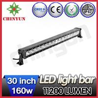 Die-cast aluminum housing led light bar, 30 inch 160w led light bar for truck/UTV/ATV/4WD, two kinds bracket optional