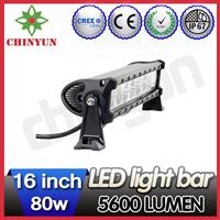 16 inch 80W off road LED Light Bar, 8pcs*10w 4x4 cree led light bar CE,RoHS,IP67
