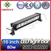 Cheap led light bar 80W led light bars for off-road cars 16inch led light bar single row