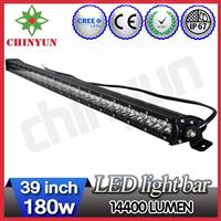 FACTORY PRICE! 12 volt 180w led light bar for cars,36pcs*5w high intensity LEDs flood/spot beam