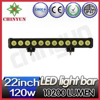 22inch 120w 12/24V LED light bar,auto lighting bars for cars/atv/suv/4x4,led light bar with sliding mount bracket