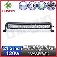 2015 New Products 120w LED offroad curved light bar 20 inch CREE led light bar for sale