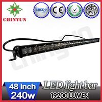 48" single row LED Light Bar, 240w cree led driving light bar for off road,4x4,jeep,trucks