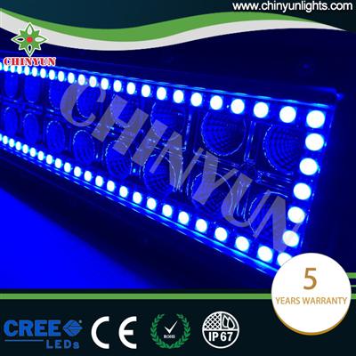 New products color changing led halo 50 inch offroad roof lights bar