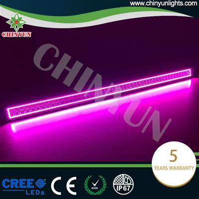 High power 288w offroad lighting color changing led light bar