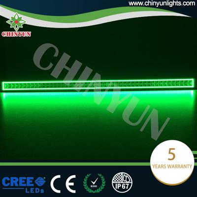 Off road 50inch RGB coloured halo led lights bar CE ROHS IP67 certification