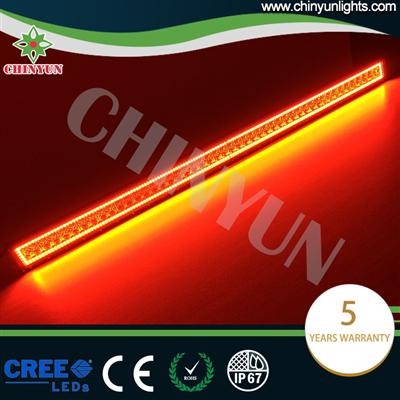 Factory price 288w 50" off road led light bar, RGB color changing halo light bar